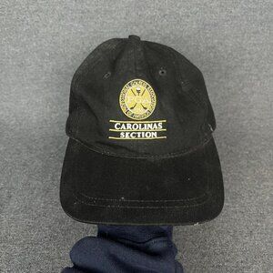 Legendary Headwear Black PGA Carolinas Section Adjustable Strapback Hat